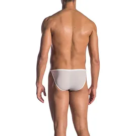 Olaf Benz Herren Tanga weiß Mikrofaser/Funktion unifarben, weiß, NOS