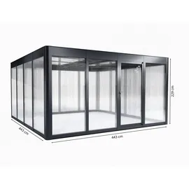 sunelements SunGarden Select Alu Anthrazit-Metallic SDP 10 mm 24,00 m2