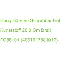 Haug® bürsten Schrubber rot Kunststoff 28,0 cm breit