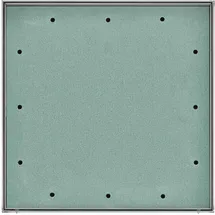 Upmann Revisionsklappe Aluminium 300x300mm grau/silber
