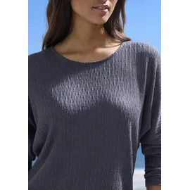 VIVANCE Langarmshirt Damen blau Gr.32/34