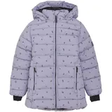 Color Kids Steppjacke COJacket - Quilt - Long - AOP 741764 modische Steppjacke in lila | Gr.: 152