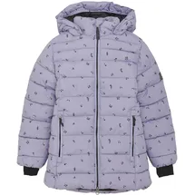 Color Kids Steppjacke COJacket - Quilt - Long - AOP 741764 modische Steppjacke in lila | Gr.: 152