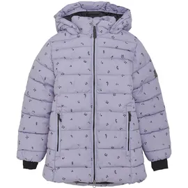 Color Kids Steppjacke COJacket - Quilt - Long - AOP 741764 modische Steppjacke in lila | Gr.: 152