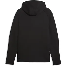 Puma Sweatjacke "Evostripe Kapuzenjacke Herren", Herren, Gr. XS, schwarz, Obermaterial: 23% Polyester, 77% Baumwolle. Taschenfutter: 100% Baumwolle. Einsatz: 81% Baumwolle, 19% Polyester, Sweatjacken Sweatjacke