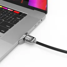 COMPULOCKS Maclocks Ledge MacBook Pro 16" Schlossadapter mit verschlüsseltem Kabelschloss, MBPR16LDG01KL-2