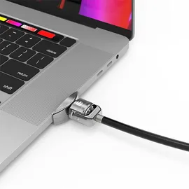 COMPULOCKS Maclocks Ledge MacBook Pro 16" Schlossadapter mit verschlüsseltem Kabelschloss, MBPR16LDG01KL-2