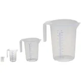 Hünersdorff Messkannenset PP transp.Griff offen