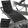 Tectake Rattan Sonnenliege Moana 211 x 68 x 94 cm Grau