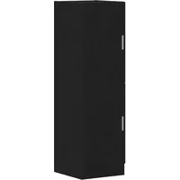 vidaXL Küchenschrank 38 x 41,5 x 131,5 cm Schwarz