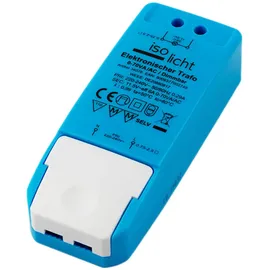 ISOLED Isolierte 12 V/AC, 0–70 W, Transformator, LED-Treiber ohne Mindestlast, kein LED-Flimmern und kein Transformatorgeräusch, dimmbares Netzteil, Blau