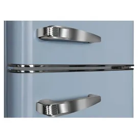Amica KGCR 387 100 L Retro-Kühl-Gefrierkombination (244 l, 1810 mm hoch, Hellblau)