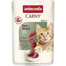 Animonda Carny Adult Rind und Strauß 12 x 85 g