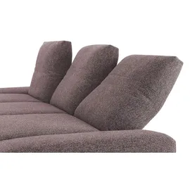 KOINOR Eckcouch Mikrofaser 3-Sitzer Rosa/Pink