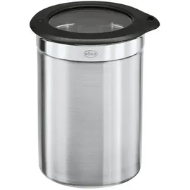 Rösle Frischhaltedose rund schwarz 12 cm 1,4 l