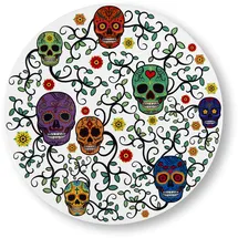 Excelsa Calavera Keramik Dolomit und Kork, 16 x 16 cm