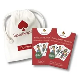 Spielköpfe Rommé 2er Pack