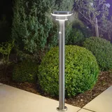esotec Solar Sensor Wegeleuchte 600 lm Standleuchte Garten Solarleuchte 102597 - Silber