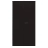 Bisley Aktenschrank Universal Flügeltürenschrank in Schwarz - Maße: H 181 x B 91 x T 40 cm schwarz