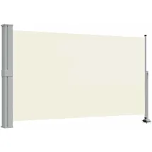 vidaXL Ausziehbar Seitenmarkise 140 x 300 cm creme 317833
