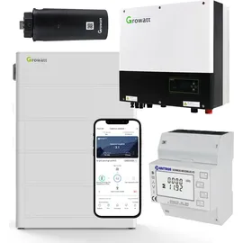 Growatt SPH7000TL3-BH-UP 7kW Hybrid Wechselrichter mit 10.2kWh Solarspeicher-Set