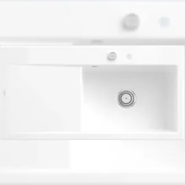 Villeroy & Boch Subway Style 60 rechts Einbau Keramikspüle weiß alpin Excenterbetätigung 1000 x 510 mm