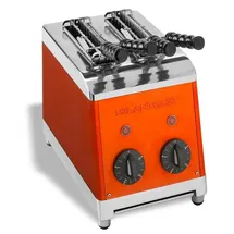 Milantoast Sandwichtoaster mit Zangen Orange