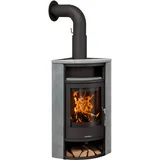 Oranier Kaminofen | Polar Eck Speckstein| 6,5 kW |Schwarz