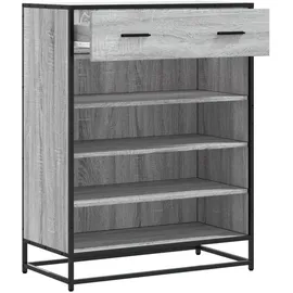 vidaXL Schuhschrank 75 x 97,5 x 38 cm grau / grau