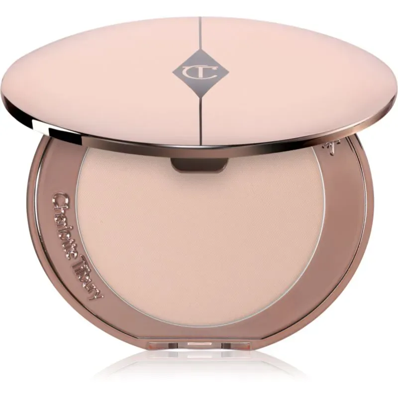 Charlotte Tilbury Airbrush Flawless Finish Refillable Aufhellendes Kompakt-Puder nachfüllbar Farbton 1 Fair 8 g