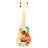 Janod - Gioia Ukulele aus Holz - Musikinstrument für Kinder - Rollenspiel und Musikalische Früherziehung - Wasserfarbe - Ab 3 Jahren, J07652