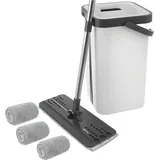 ruhhy Bodenwischer Wischmopp Set grau