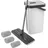 ruhhy Bodenwischer Wischmopp Set grau