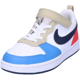 Nike Court Borough Low Recraft Kids White/Thunder Blue/Light Crimson 28