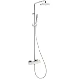 Herzbach Living Spa Aufputz-Duschsystem mit Thermostat Chrom 11.988920.1.01
