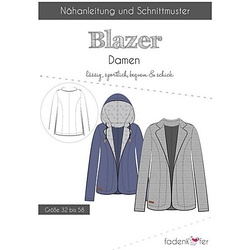 Fadenkäfer Schnitt "Blazer" für Damen