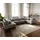 DeLife Wohnlandschaft Clovis XL Hellgrau Strukturstoff Modulsofa Armlehne