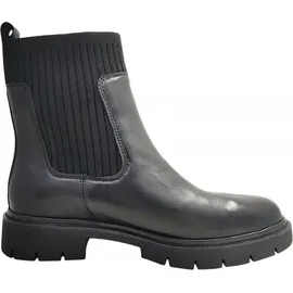 TAMARIS Comfort Damen Chelsea Boots mit Reißverschluss Wasserabweisend, Schwarz 38 EU