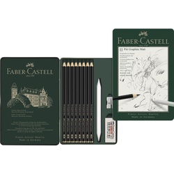 FABER-CASTELL Graphitstifte Pitt Graphite Matt 2B-14B