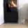 Tulup Glasplatte für Kamin Rechteck 60 x 40 x 0,4 cm Grau