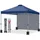 luxuskollektion Faltpavillon 3 x 3 m inkl. 1 Seitenteil Blau