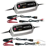 2x CTEK MXS 5.0 KFZ LADEGERÄT BATTERIE LADEKABEL 12V 0,8/5,0A 32102723