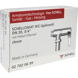 Schell WC-Druckspüler Schweizer 3/4, chrom