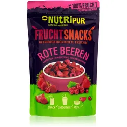 Nutripur Frucht Snacks Rote Beeren Trockenfrüchte 25 g