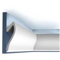 Orac Eckleiste Decor C371 Weiß 2 St. 200 x 5,8 x 18,5 cm