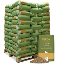 STROY Strohgranulat Einstreu 15kg x 20 Sack 300kg Palette