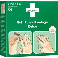 CEDERROTH Snogg, Pflaster Soft Foam Bandage Beige