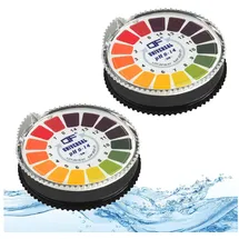 ECENCE - 2x Ph-wert Teststreifen Indikator Lackmus Testpapier Lackmus-papier Säure