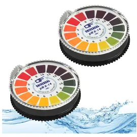 ECENCE - 2x Ph-wert Teststreifen Indikator Lackmus Testpapier Lackmus-papier Säure