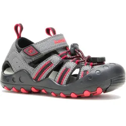 KAMIK Kinder Sandalen CRAB, CHARCOAL/RED-CHARBON/ROUGE, 25